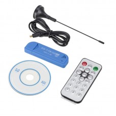 GRWIBEOU Professional USB2 0 DVB  T Stick HDTV TV Tuner Receiver Remote Controller Support SDR DAB FM TV RTL2832U   R820T2