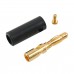 A6545 10 in 1 Car Red and Black Cover Gold  plated 4mm Banana Head Audio Plug