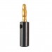 A6546 20 in 1 Car Red and Black Cover Gold  plated 4mm Banana Head Audio Plug