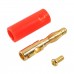 A6546 20 in 1 Car Red and Black Cover Gold  plated 4mm Banana Head Audio Plug