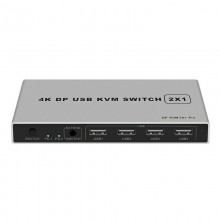 4K KYSW59 60HZ DP USB KVM Switch 2  in  1 Computer Sharing Device