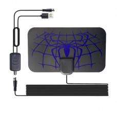 Digital Antena TV Aerial Indoor 1500 Miles HDTV Antenna Dish Receiver 1080P DVB  T2 Satellite Signal Receiver